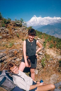 Clive and Jo in Nepal